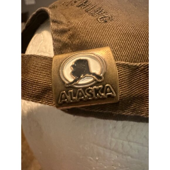 Alaska Cap By Arctic Circle Enterprises LLC - Embroidered Brown Hat With Fish De - Picture 9 of 14
